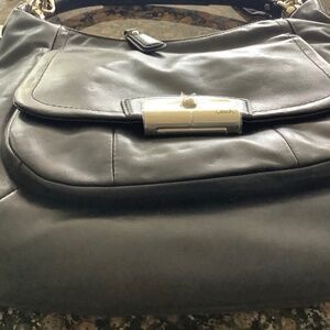 Coach Black Leather Handbag/Shoulder Bag NWT